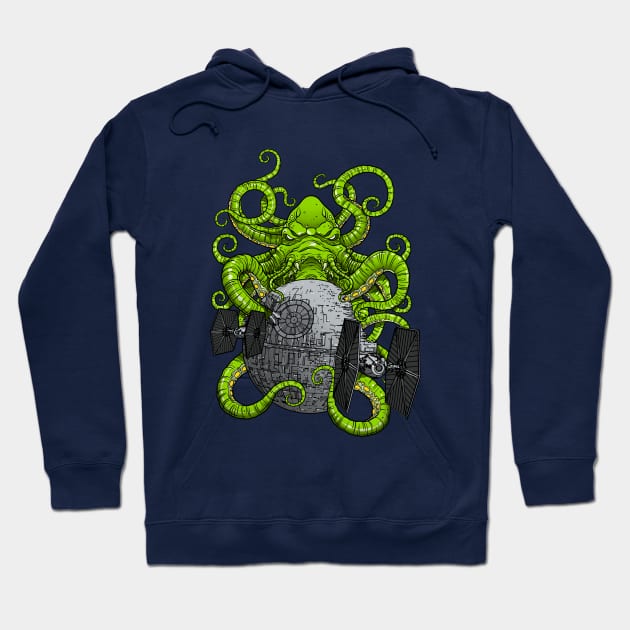 Cthulhu Strikes Back Hoodie by drsimonbutler